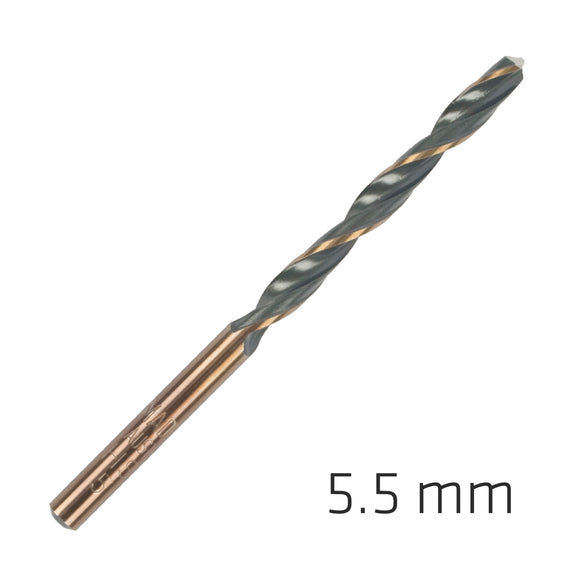 Image of a Alpen HSS Sprint Master 5.5mm 10-Pack Hang Tag Din 338 Alpen Drill Bits