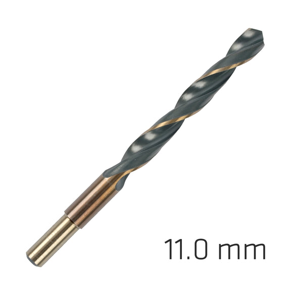 Image of a Alpen HSS Sprint Master 11.0mm Red Shank 9.5mm X1 Sleeved Din338 Alpen Drill