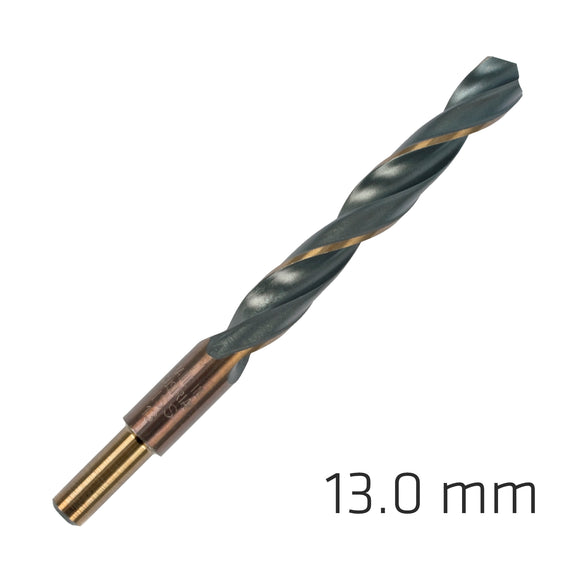 Image of a Alpen HSS Sprint Master 13.0mm Red Shank 9.5mm X1 Sleeved Din338 Alpen Drill