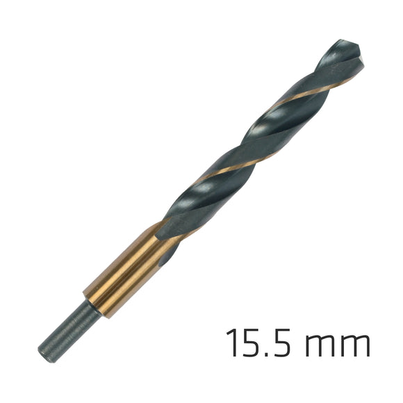 Image of a Alpen HSS Sprint Master 15.5mm Red Shank 9.5mm X1 Sleeved Din338 Alpen Drill