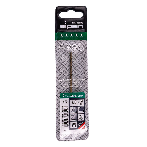 Image of a Alpen HSS Cobalt Grip 3.0 Plw