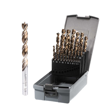 Image of a Alpen Timber Twist Wood Drill Bit Set Kp25-25 1.0-13.0X0.5mm
