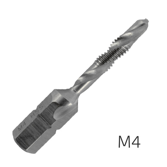 Image of a Alpen Combination Tap Plw M4 1/4' Shank