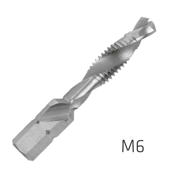 Image of a Alpen Combination Tap Plw M6 1/4' Shank