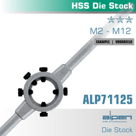 Image of a Alpen Die Stock 25X9mm In Pouch HSS