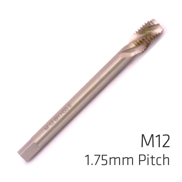 Image of a Alpen Machine Tap Cobalt 12mm Spiral Fluted In Pouch 1.75mm Pitch