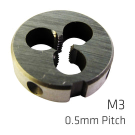 Image of a Alpen Machine Die Cobalt 3mm Spiral Point In Pouch 0.5mm Pitch