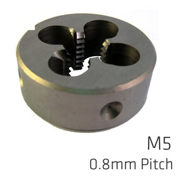 Image of a Alpen Machine Die Cobalt 5mm Spiral Point In Pouch 0.8mm Pitch
