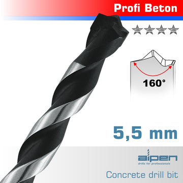 Image of a Alpen Concrete Profi Beton Drill Bit 5.5 X150mm