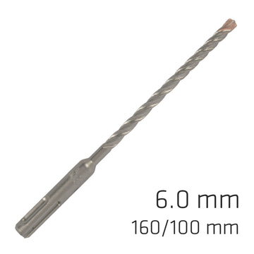 Image of a Alpen Force X 6.0 X 160/100 SDS-Plus Rebar Drill Bit X4 Cutting Edges - Bulk