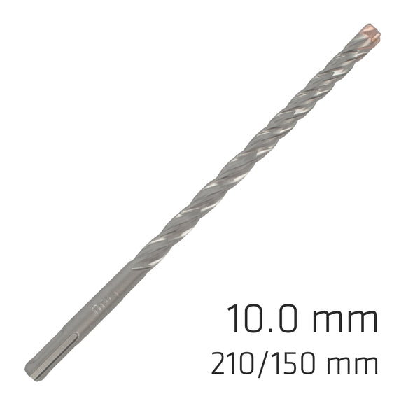 Image of a Alpen Force X 10.0 X 210/150 SDS-Plus Rebar Drill Bit X4 Cutting Edges - Bul