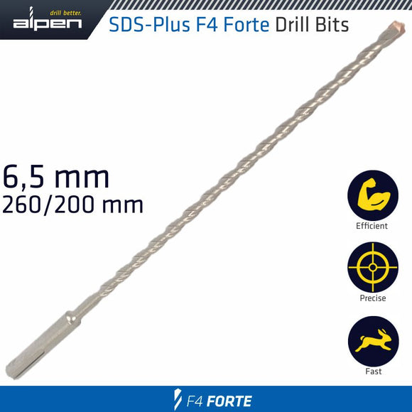 Image of a Alpen SDS Plus Bit 260 X 200mm 6.5mm Bulk