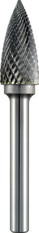 Image of a Alpen TC Rotary Burr 6mm Arc Pointed Nose For Hard Metals
