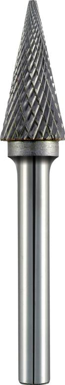 Image of a Alpen TC Rotary Burr 12mm Conical Pointed Nose For Hard Metals