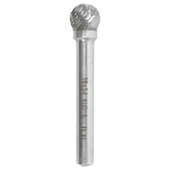 Image of a Alpen TC Rotary Burr 10mm Spherical For Hard Metals