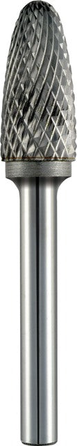 Image of a Alpen TC Rotary Burr 6mm Arc Round Nose For Hard Metals