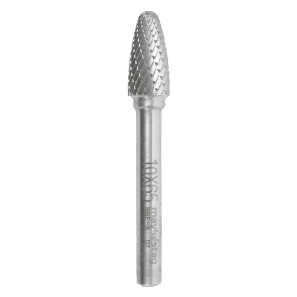 Image of a Alpen TC Rotary Burr 10mm Arc Round Nose For Hard Metals
