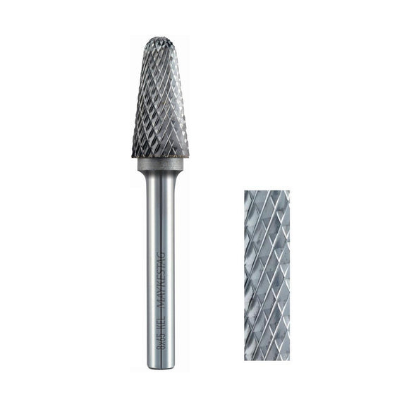 Image of a Alpen TC Rotary Burr  10X65 Cut 6mm Shank