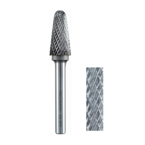 Image of a Alpen TC Rotary Burr  12X70 Cut 6mm Shank