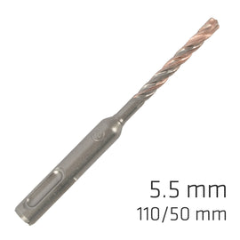 Image of a Alpen Force X 5.5 X 110/050 SDS-Plus Rebar Drill Bit X4 Cutting Edges