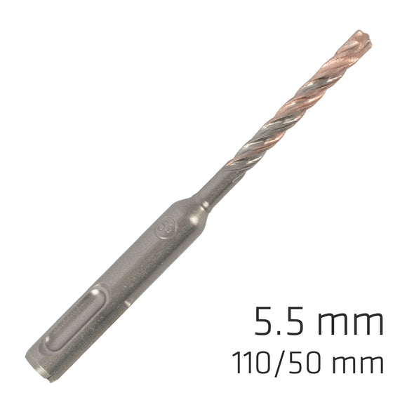Image of a Alpen Force X 5.5 X 110/050 SDS-Plus Rebar Drill Bit X4 Cutting Edges