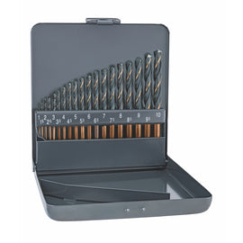 Image of a Alpen Sprint Master 19 Pcs Set Km19 1 - 10 X 0.5mm Metal Case