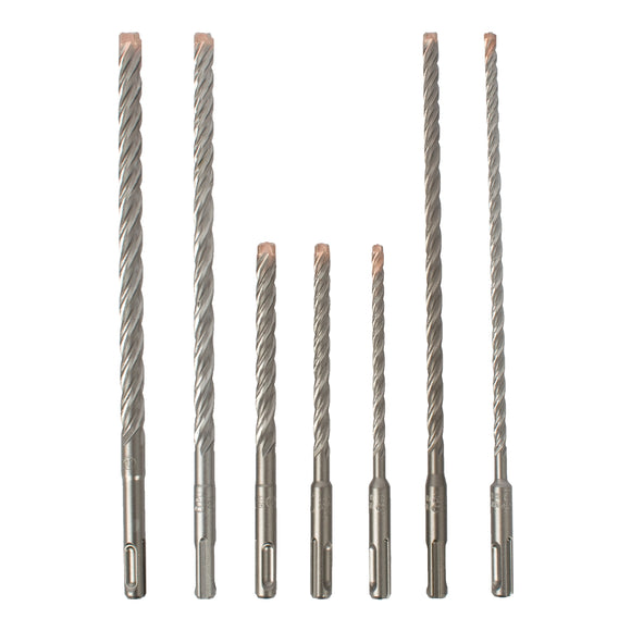 Image of a Alpen Force X SDS-Plus Mix Box 7 Pcs. 6.0/ 8.0/ 10.0 mm X 160 And 6.0/ 8.0/