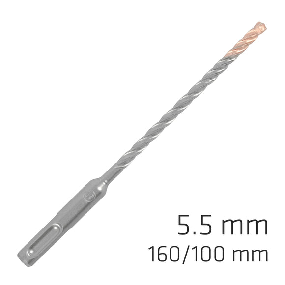 Image of a Alpen Force X 5.5 X 160/100 SDS-Plus Rebar Drill Bit X4 Cutting Edges