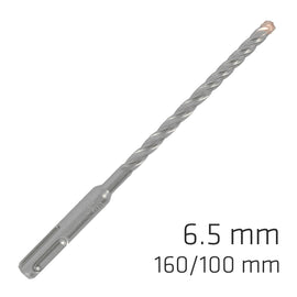 Image of a Alpen Force X 6.5 X 160/100 SDS-Plus Rebar Drill Bit X4 Cutting Edges