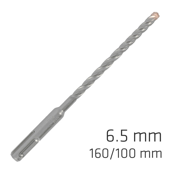 Image of a Alpen Force X 6.5 X 160/100 SDS-Plus Rebar Drill Bit X4 Cutting Edges