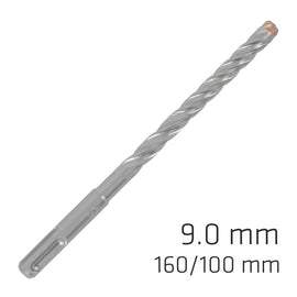 Image of a Alpen Force X 9.0 X 160/100 SDS-Plus Rebar Drill Bit X4 Cutting Edges