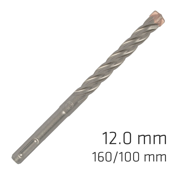 Image of a Alpen Force X 12.0 X 160/100 SDS-Plus Rebar Drill Bit X4 Cutting Edges