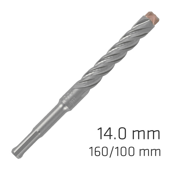 Image of a Alpen Force X 14.0 X 160/100 SDS-Plus Rebar Drill Bit X4 Cutting Edges
