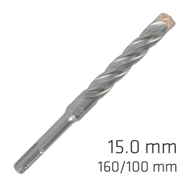 Image of a Alpen Force X 15.0 X160/100 SDS-Plus Rebar Drill Bit X4 Cutting Edges