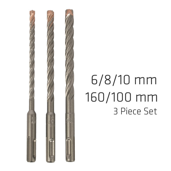 Image of a Alpen Force X SDS Set 3 Pcs 6/8/10 mm X 160