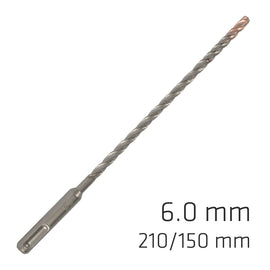 Image of a Alpen Force X 6.0 X 210/150 SDS-Plus Rebar Drill Bit X4 Cutting Edges