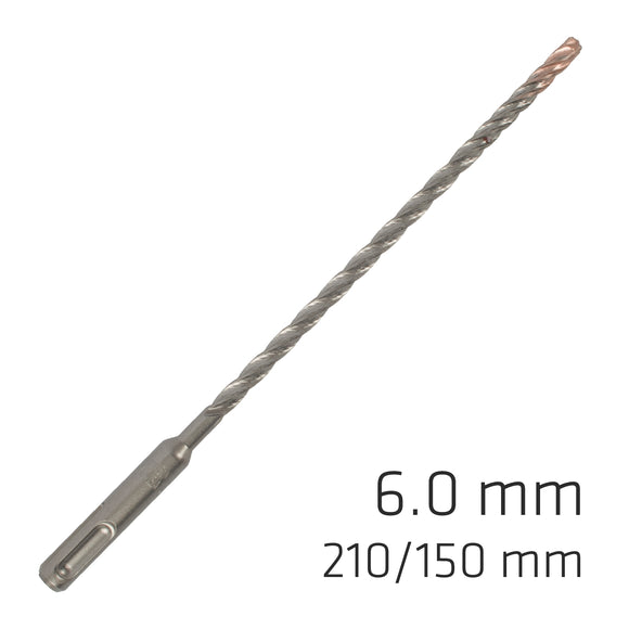Image of a Alpen Force X 6.0 X 210/150 SDS-Plus Rebar Drill Bit X4 Cutting Edges