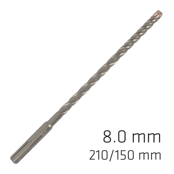 Image of a Alpen Force X 8.0 X 210/150 SDS-Plus Rebar Drill Bit X4 Cutting Edges