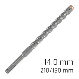 Image of a Alpen Force X 14.0 X 210/150 SDS-Plus Rebar Drill Bit X4 Cutting Edges