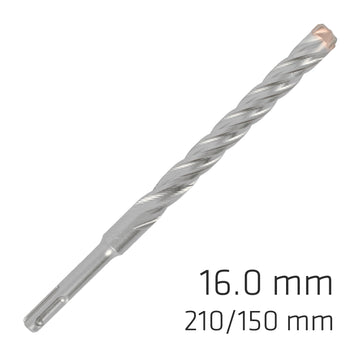 Image of a Alpen Force X 16.0 X 210/150 SDS-Plus Rebar Drill Bit X4 Cutting Edges