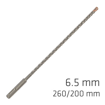 Image of a Alpen Force X 6.5 X 260/200 SDS-Plus Rebar Drill Bit X4 Cutting Edges