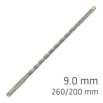 Image of a Alpen Force X 9.0 X 260/200 SDS-Plus Rebar Drill Bit X4 Cutting Edges