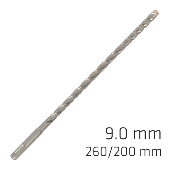 Image of a Alpen Force X 9.0 X 260/200 SDS-Plus Rebar Drill Bit X4 Cutting Edges