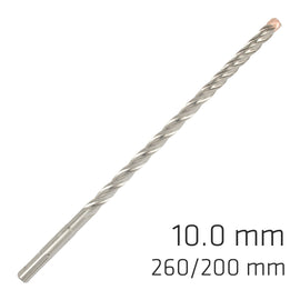 Image of a Alpen Force X 10.0 X 260/200 SDS-Plus Rebar Drill Bit X4 Cutting Edges