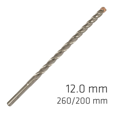 Image of a Alpen Force X 12.0 X 260/200 SDS-Plus Rebar Drill Bit X4 Cutting Edges