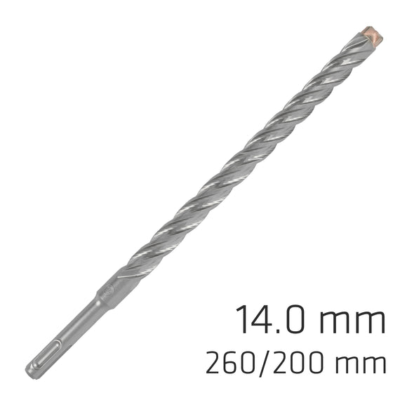 Image of a Alpen Force X 14.0 X 260/200 SDS-Plus Rebar Drill Bit X4 Cutting Edges