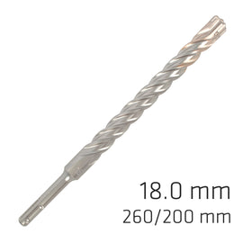 Image of a Alpen Force X 18.0 X 250/200 SDS-Plus Rebar Drill Bit X4 Cutting Edges