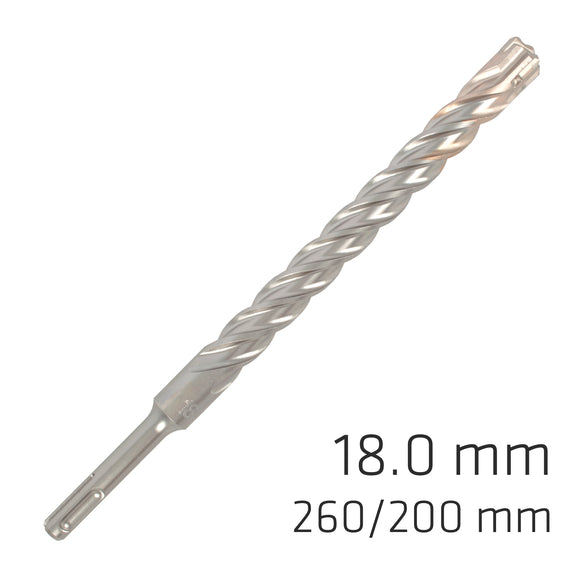 Image of a Alpen Force X 18.0 X 250/200 SDS-Plus Rebar Drill Bit X4 Cutting Edges