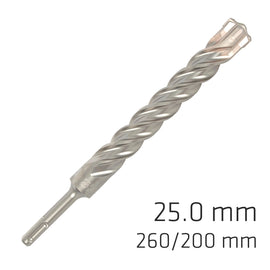Image of a Alpen Force X 25.0 X 250/200 SDS-Plus Rebar Drill Bit X4 Cutting Edges
