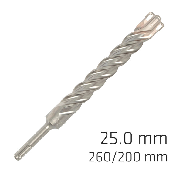 Image of a Alpen Force X 25.0 X 250/200 SDS-Plus Rebar Drill Bit X4 Cutting Edges